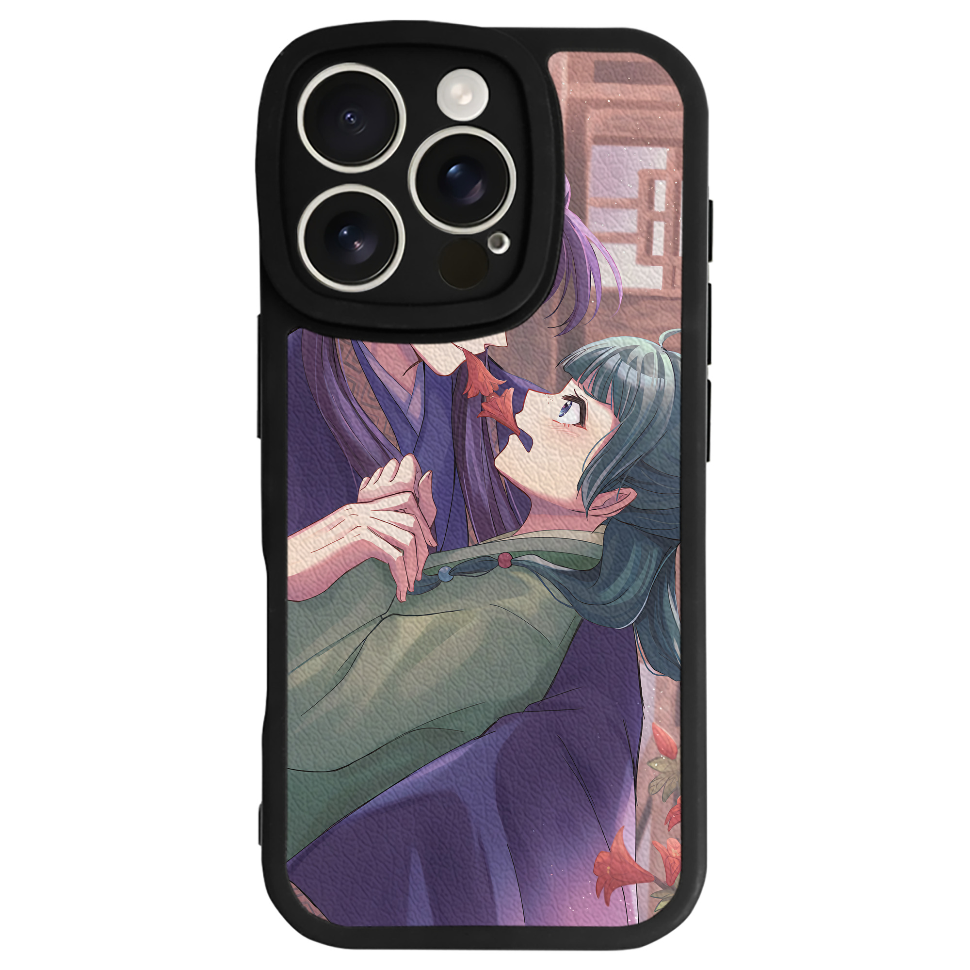 （画像用） 薬屋のひとりごと The Apothecary Diaries 【iPhone 16シリーズ対応】シリコンスマホケース（レザー調） 材質：シリコン
